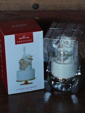 Hallmark 2022 "A Sweet Beginning" Keepsake Ornament